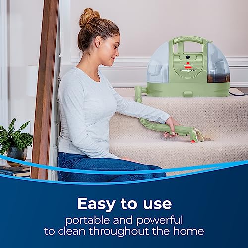 BISSELL Little Green Portable Carpet Cleaner for Carpet & Upholstery, Car/Auto Detailer with Stain Brush Tool and 15 ft Cord, 1400J by Bissell - Image 4