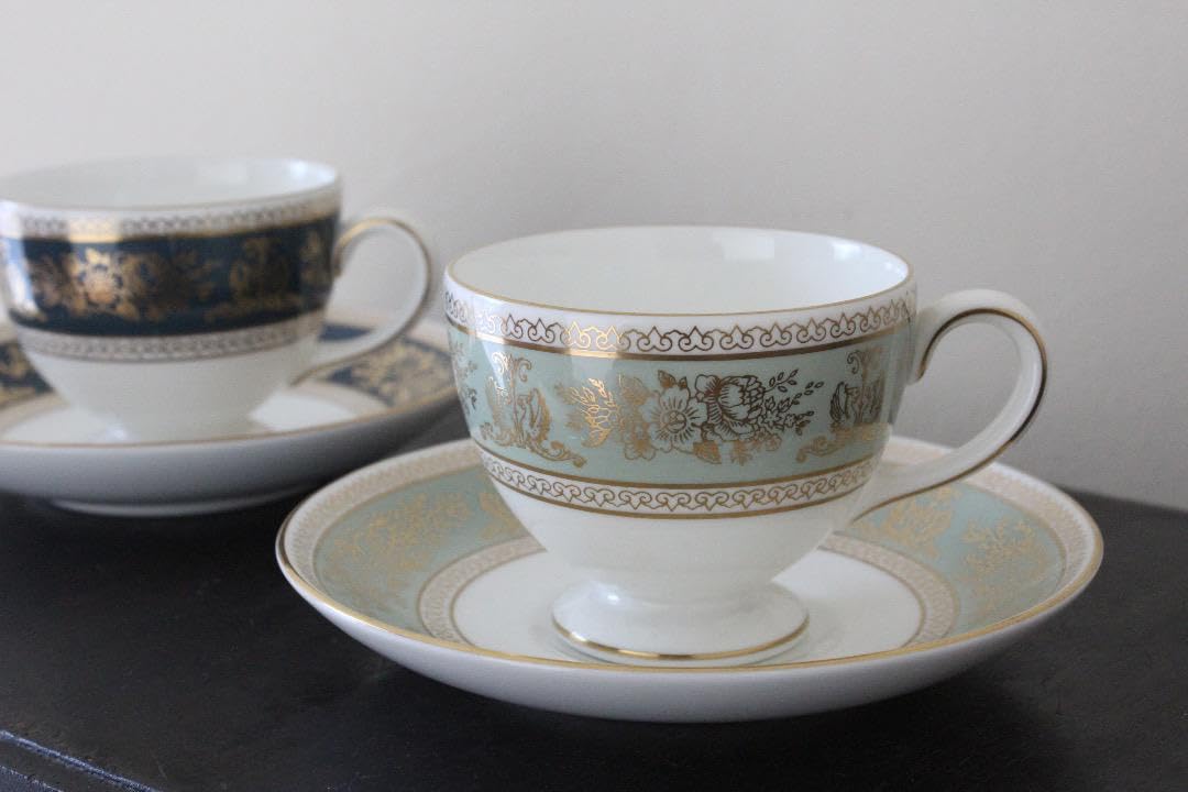 Amazon | WEDG WOOD コロンビア セージグリーン ブルーゴールド カップ 