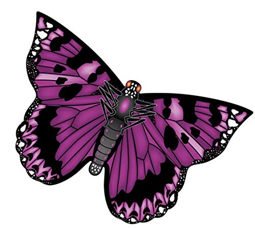 X-Kites 27 in Nylon Purple Butterfly