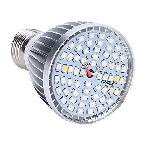 Bombilla LED de cultivo, lámpara de espectro completo de 60 W, lámpara de bombilla de cultivo de plantas, bombilla hidropónica de flores de plantas para invernadero de verduras y plantas hidropónicas