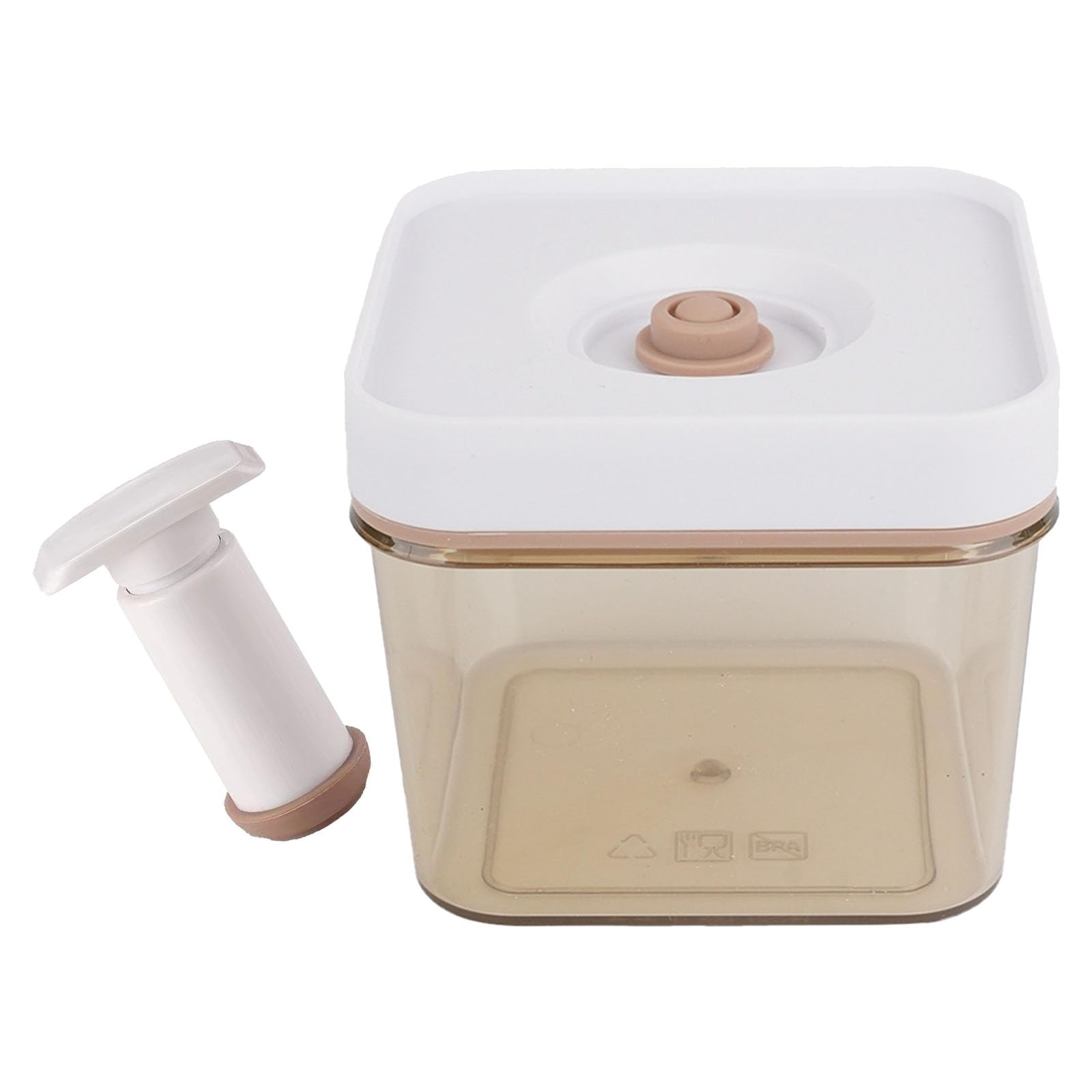 Msioytog Extra Large Refrigerator Snacks Organizers Vacuum Sealed Box Moistures-Proof Food Storage Container with Dustproof Lid Vacuum Food Storage Container