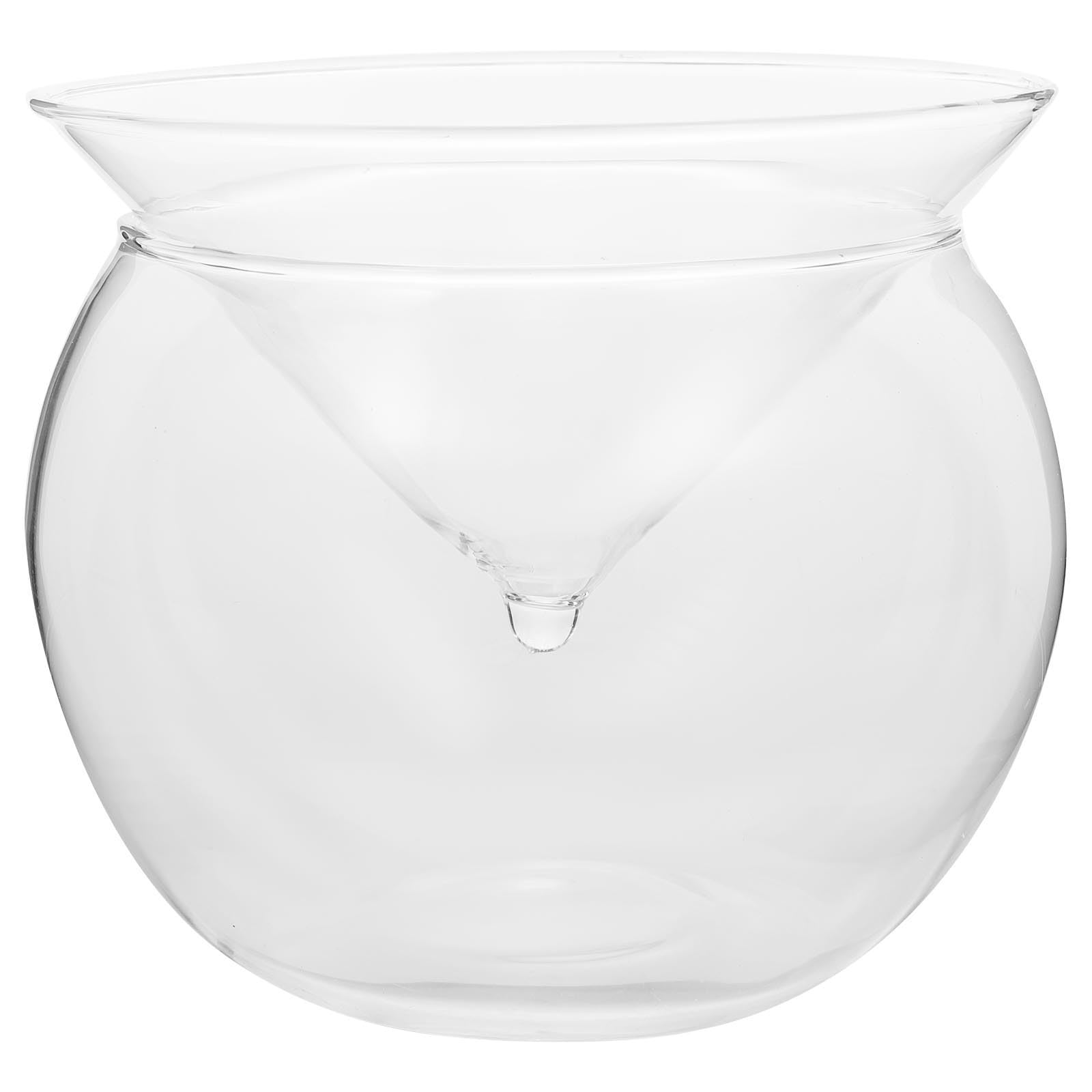 Copa de cóctel redonda de vidrio borosilicato para hotel y restaurante