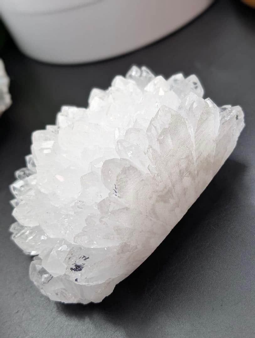 470g 菊花水晶 クラスター 淨化 天然KG70