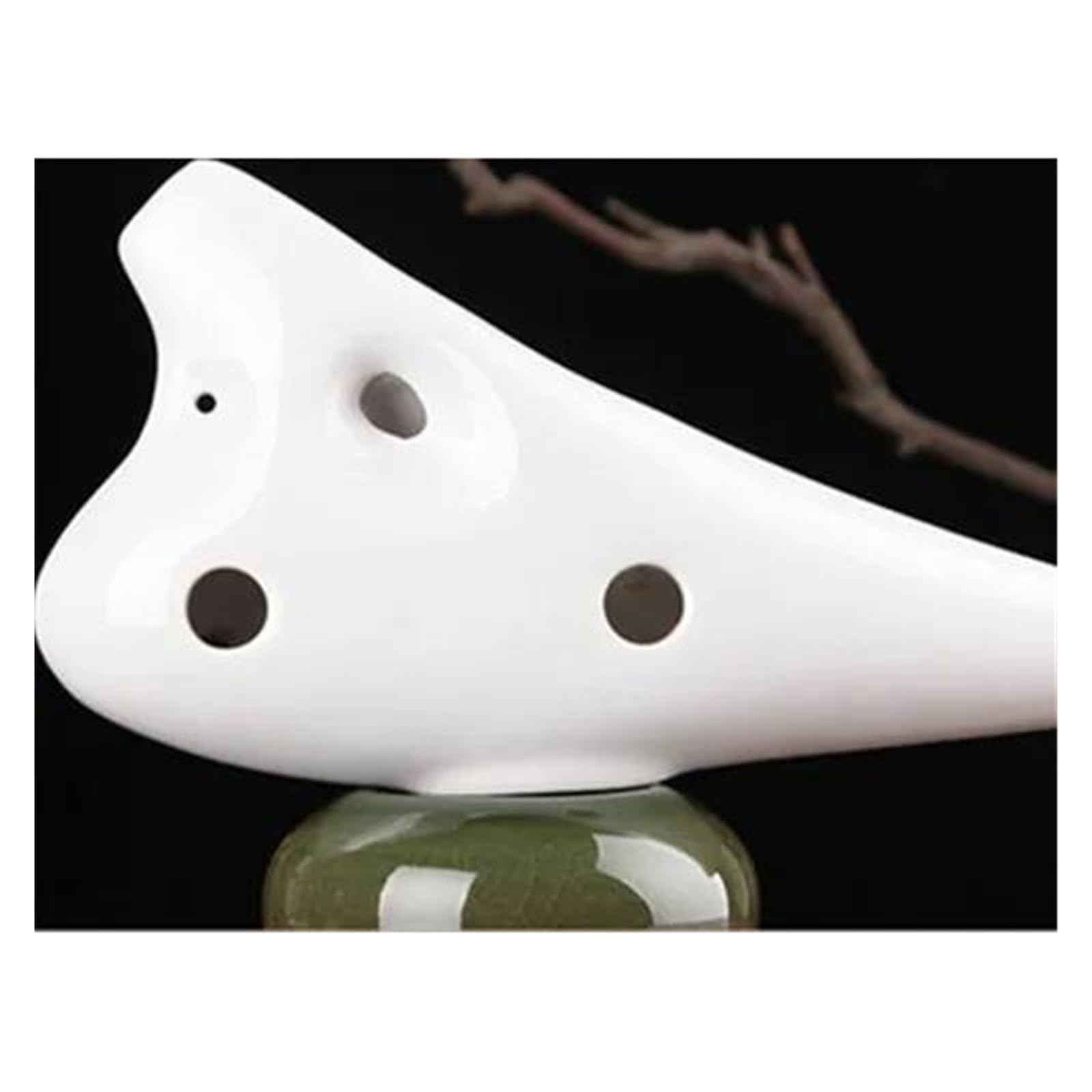 Ocarina Professionale Ocarina Edge-on A 12 Fori Ocarina Con Flauto Alto C Tipo Verticale Ocarina Del Tempo Fatta A Mano Ocarina A 12 Fori(Pattern 3)