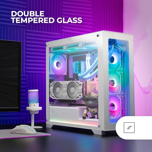 Boîtier PC Gaming ATX XL Mars Gaming MCB Noir à Structure Modulaire Double Chambre - 2