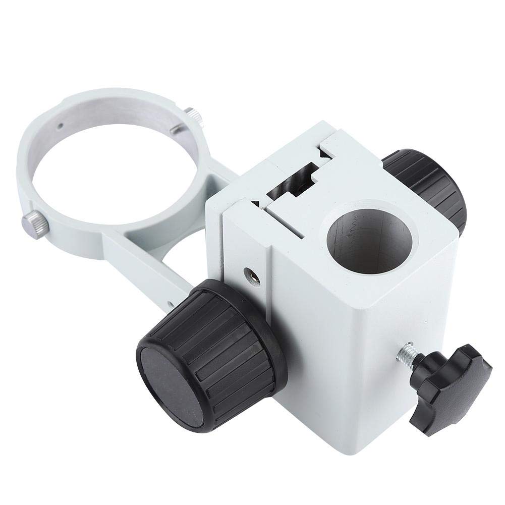 Soporte enfocado para microscopio, diámetro del soporte para microscopio estéreo Soporte de enfoque de 76 mm con