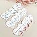 Custom Plantable Seed Paper with Heart Shapes, Personalized Wildflower 2.5