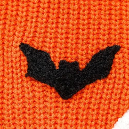 Baby Boy Girl Halloween Sweaters Pumpkin Boo Embroidery Knitted Sweater Toddler Long Sleeve Pullover Tops Fall Winter Clothes3