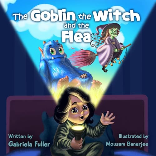 The Goblin, the Witch and the Flea Audiolibro Por Gabriela Fuller, David Aretha - editor arte de portada