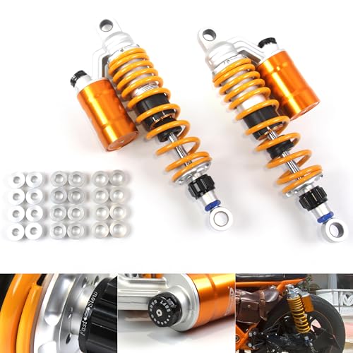 330mm /13' Universal Hinterradaufhängung Stoßdämpfer für H.o.n.a Ya-ma-ha Kawa-saki Suzuki Sport/Street/Motorrad Zubehör Gold GSX 750 Inazuma 1999-2007