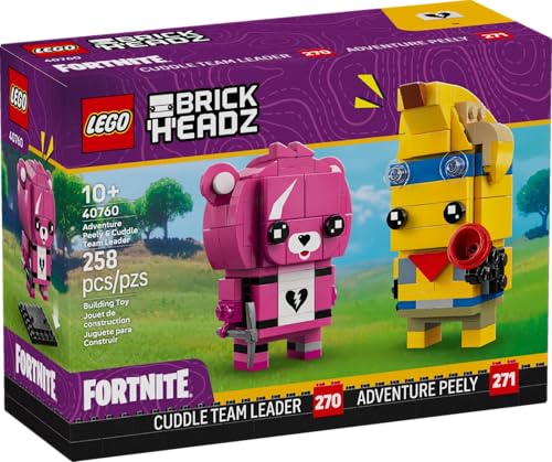 LEGO Fortnite 40760 - Bananaventurier et l’Experte des câlins - Figurine Collector - 258 pièces - Kit de Construction pour Enfants & collectionneurs à partir de 10 Ans