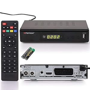 Opticum HD C200 PVR – HD kabelontvanger (PVR Ready, HDMI, Full HD, USB, EPG, SCART) zwart