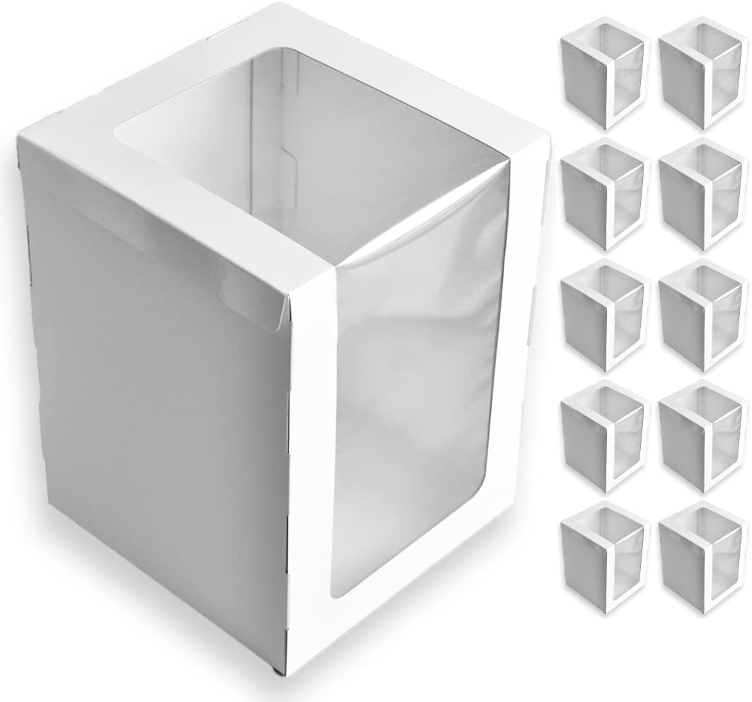 Baker's Dream Box [10 pack 12x12x16 cake box with window