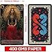 ZHQGYN Eternal Arcana Tarot Deck, a Minimalist 78-Card Deck, Tarot Cards with Guidebook, is a Modern Tarot Deck for Divination and Meditation, imbued with Mystical Wisdom and Mythical Power