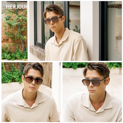 Retro Square Aviator Sunglasses Womens Mens 70s Classic Vintage Oversized Sun Glasses AR822822