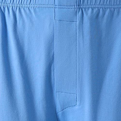 Men's Total Support Pouch Underwear Classic Woven Boxers with Functional Fly Pack Soft Cotton Underpant3