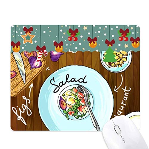 Alfombrilla de ratón para ensalada de queso con higos para proteger el escritorio con estilo