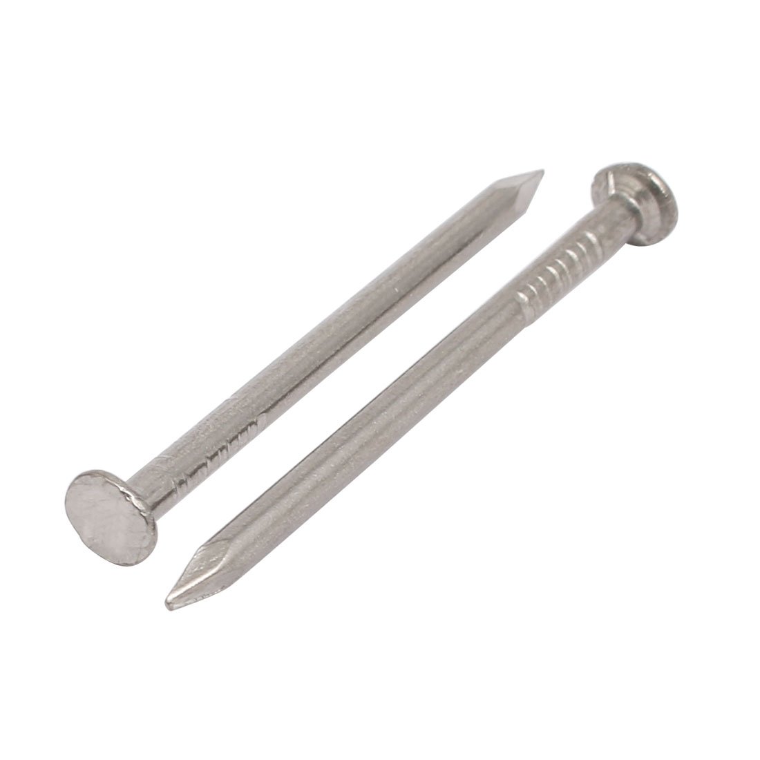 Aexit 1.5-inch Length Fastener 316 Stainless Steel Cement Wood Sliding Nail Silver Tone 100pcs Model:57as565qo574