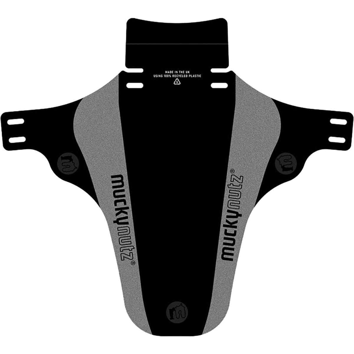 Mucky Nutz Face Fender V2 Front Mudguard Reflective/Black
