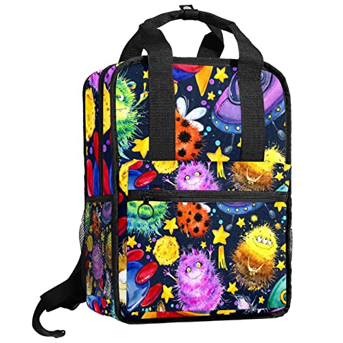 Sac à dos violet unisexe réglable motif sirène pour adulte et enfant