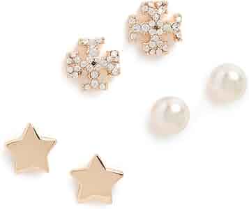 【送料&関税込】Tory Burch tt Stud Earrings Amazon.com: Tory Burch Women's Small Logo Stud Earrings (Two