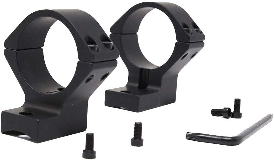 Talley Lightweight Alloy 30 mm 20 MOA Long Action Meduim Black Scope Mounts Compatible with Remington