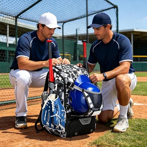 Mochila de béisbol Pro Sport Carrier en tela Oxford con zapatillero y ventilación 2