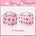 CPTBAG 12 Pack Valentine's Day Party Favors Boxes Valentine's Day Candy Goodie Love Heart Boxes Gift Treat Boxes for Valentines Day Mothers Day,Anniversary Wedding Party Decorations