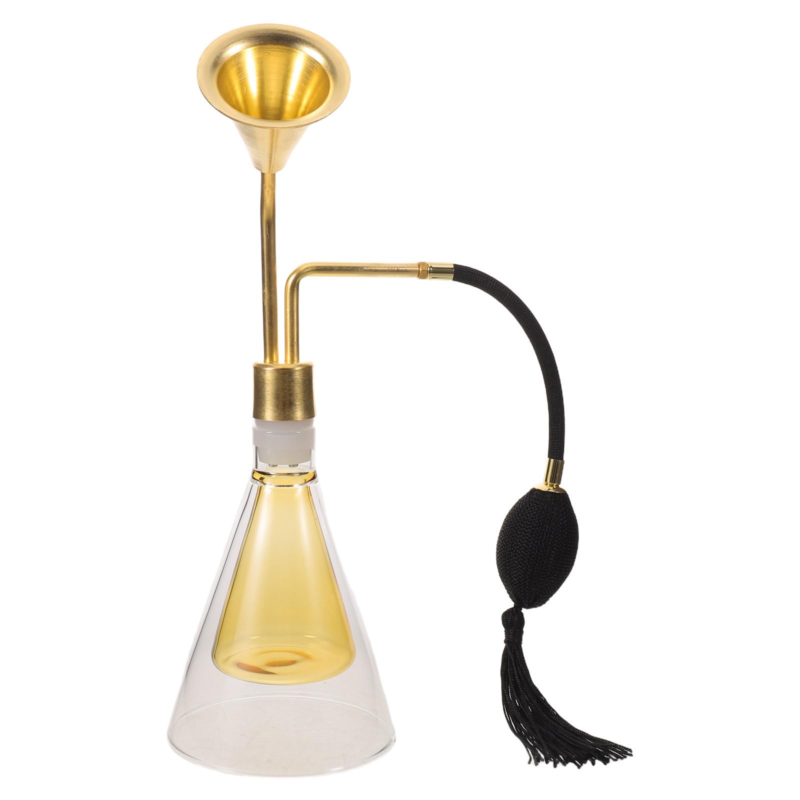 BETOOKY Diffusore di Profumo Elegante in Vetro Oro con Distribuzione Raffinata Dell'aroma e Design Facile da Usare per Casa e Ufficio