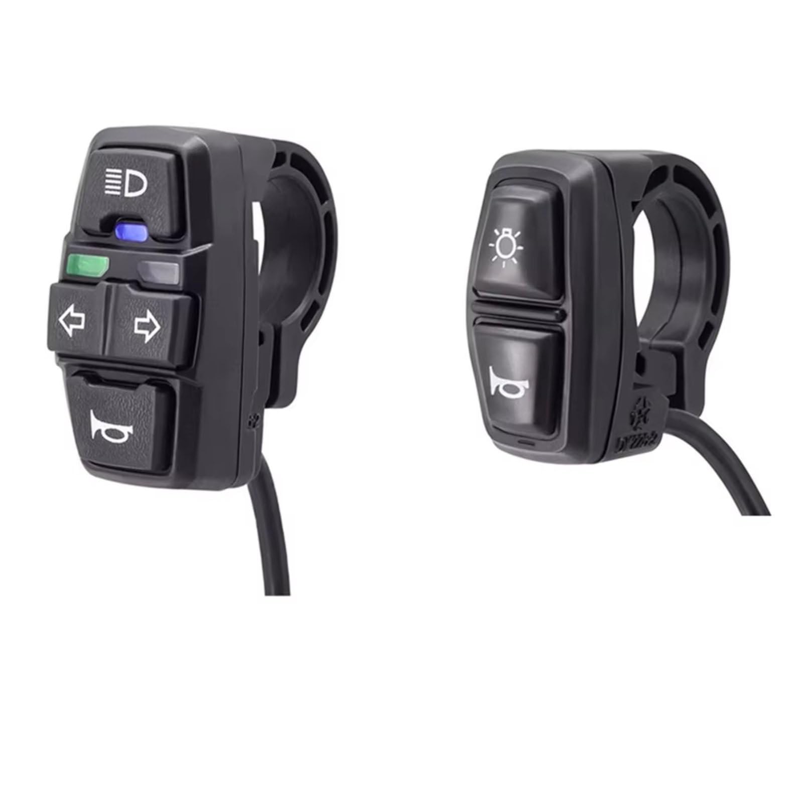 Interruttore Manubrio Da Moto Per L'interruttore Della Luce E Il Clacson Dell'interruttore Della Luce Dello Scooter Elettrico Universale Manubrio Kill Interruttore(A)