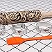 Embossed Rolling Pin for Baking Cookies Christmas Embossing Rolling Pins with Design Wooden Engraved Springerle Roller Pin Dough Patterned Clay Pottery Ceramic Bakers Women (Flower Snowflake Paisley)