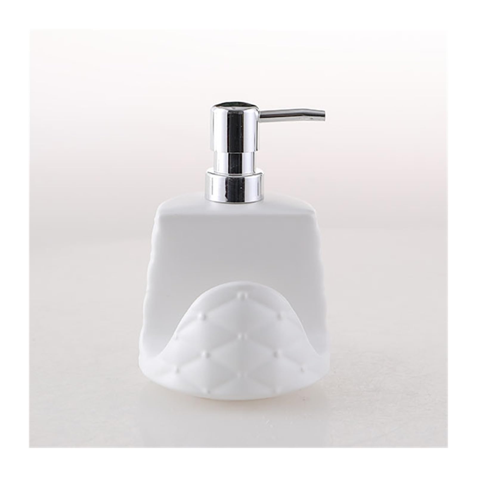 Dispenser Sapone Bagno Dispenser Sapone Cucina Dispenser di sapone bianco for shampoo, sapone for piatti, gel doccia, bottiglia di sapone in ceramica (400 ml/13,52 oz) Dosatore Detersivo Lavatrice