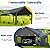 JAMFLY 12x20 ft Carport, Heavy Duty Carport with Roll-up Windows, Portable Garage with Removable Sidewalls & Doors, Car Canopy with Sandbags and All-Season Tarp for Car, Truck, Boat, Motorcycle, Grey
