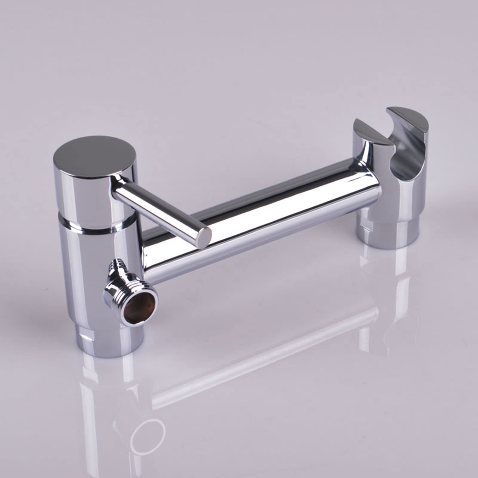 Rociador de Mano for Inodoro Rociador de Pañales de Tela for Bebés de Latón for Agua Fría y Caliente Grifo Portátil con Manguera for Lavado Femenino, Lavado de Mascotas, Fácil de Instalar, Cromo,Mangu