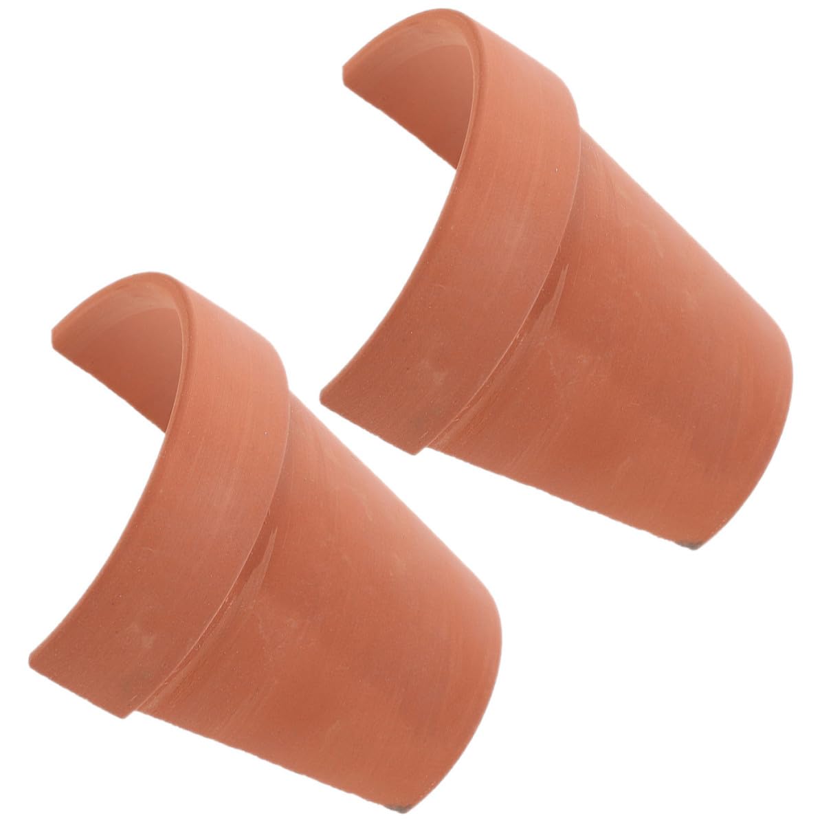 Gadpiparty 2pcs Reptile Hiding Cave Pottery Basking Platform for Tortoise Turtles Aquarium Hideout with Random