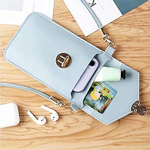 N/U Crossbody borsa del telefono cellulare PU