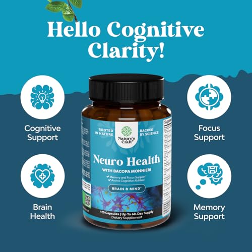 Image of Neuro Health Brain Supplements for Memory and Focus - Nootropic Pills 120ct