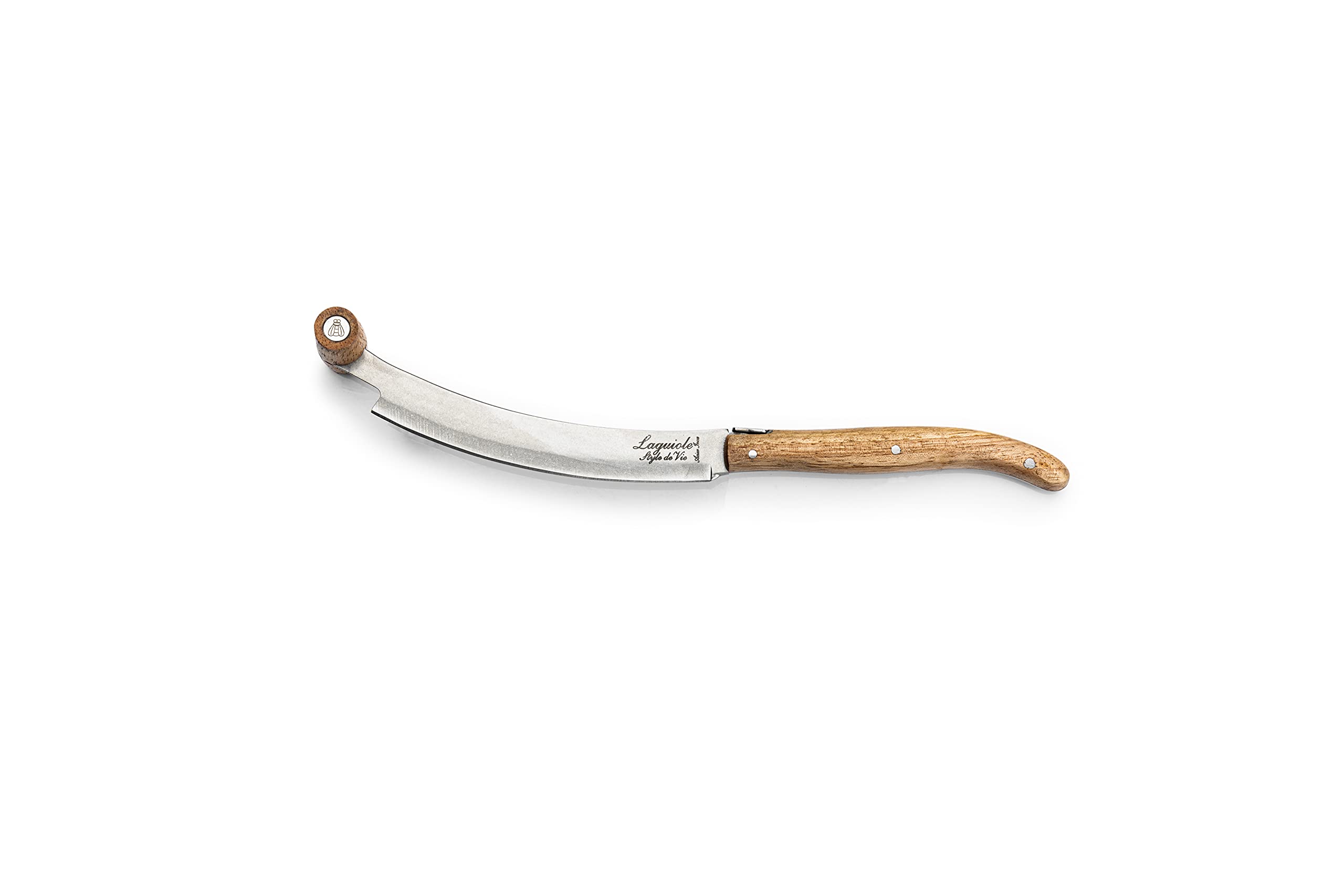 Laguiole Style de Vie Käsemesser Luxury Line, 3-teilig, eichenholz