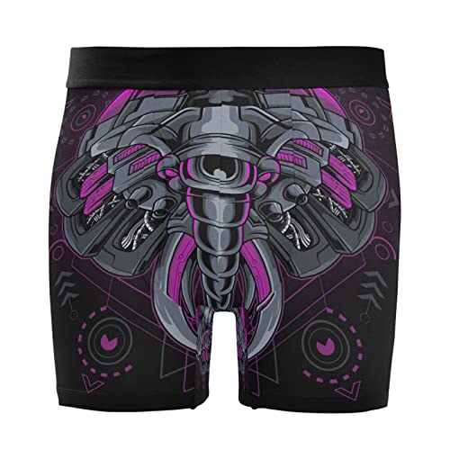 Bóxer para hombre Vnurnrn de elefante negro pack de 2 calzoncillos de tejido elástico suave