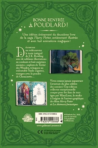 Harry Potter et la chambre des secrets - Édition illustrée interactive: Graphisme et illustrations de MinaLima - 4
