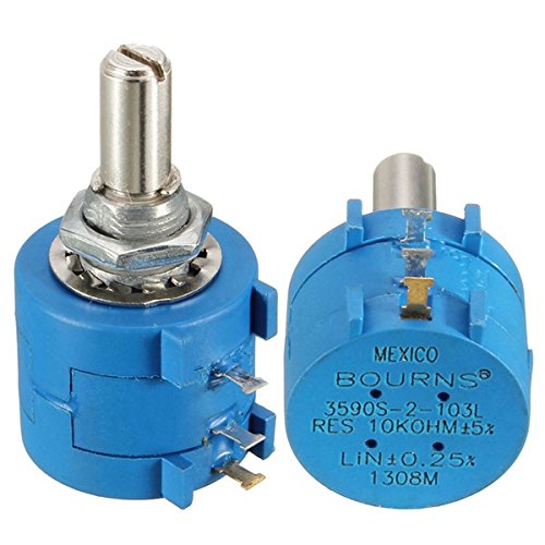 Amazon.co.jp: ZOYOSI 3590S-2-103L 10KオームBOURNS回転式巻線精密 