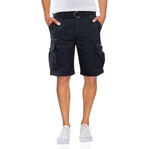 UNIONBAY Men's Survivor Belted Cargo Short-Reg and Big & Tall Sizes