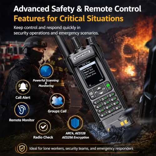 Image of BAOFENG DM32 DMR Ham Radio: 10W Long Range Radio Dual Band for Work Teams | Walkie Talkie with APRS GPS & Bluetooth Adapter USB-C Rechargeable Radio for Outdoor Hunting Emergency Security 2 Pack