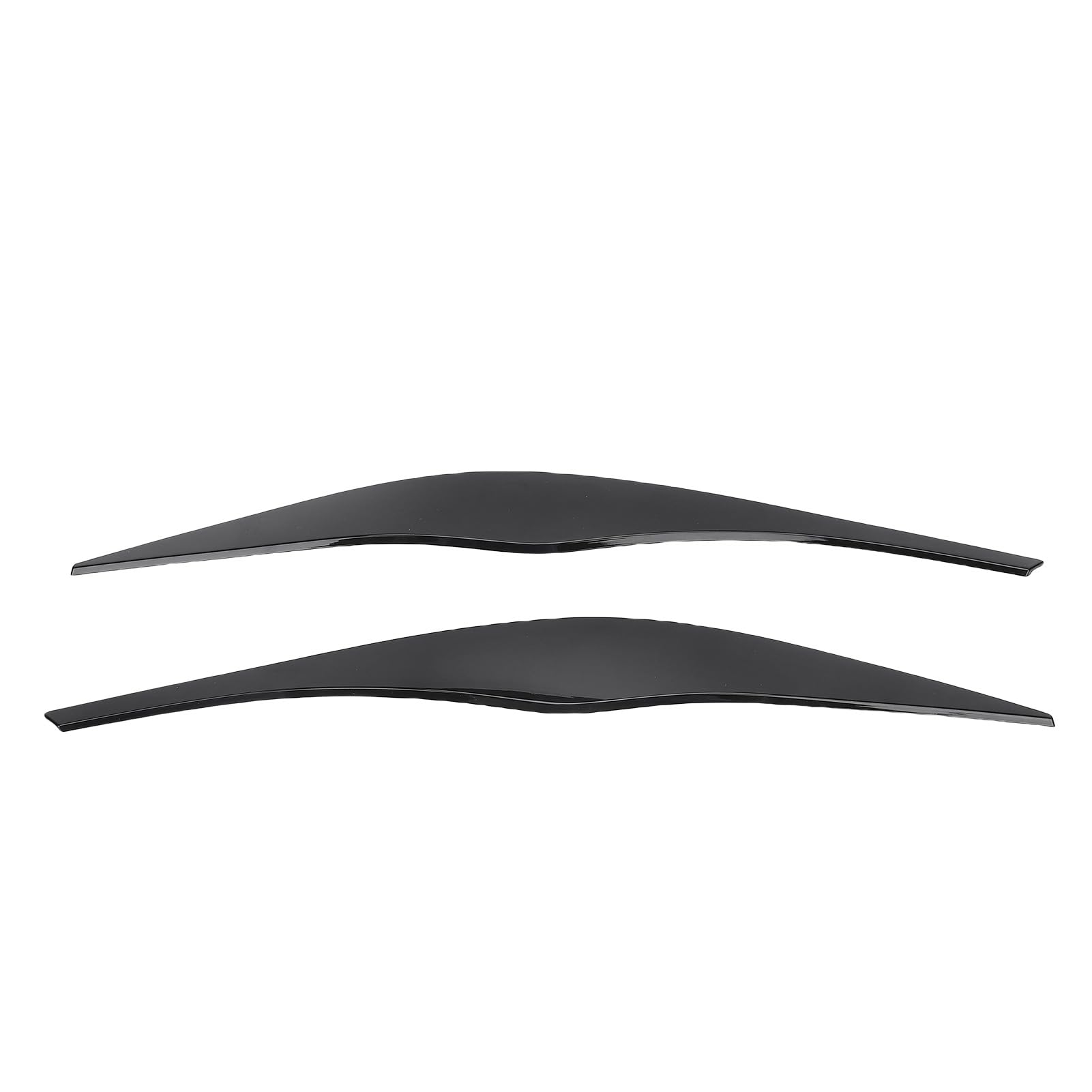 Tira de cejas para faros delanteros (color negro brillante, con decoración elegante, para sedán E90 E91, serie Touring, con protección, fácil instalación