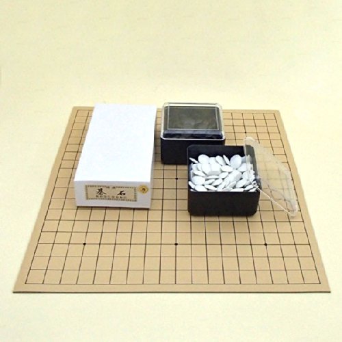 囲碁セット 日本棋院　囲碁盤と碁石 Amazon | 囲碁セット ゴム碁盤（日本棋院取扱）とP碁石椿・P角ケース