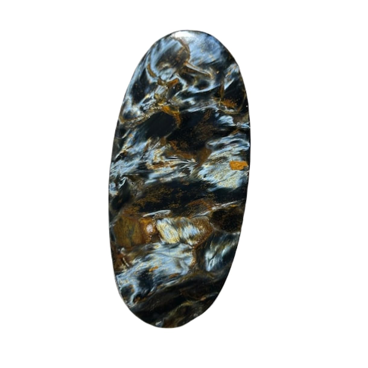 Piétersite naturelle cabochon ovale 40x18x3mm pour création de bijoux DIY - 8