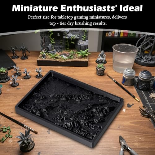 Image of Fuyoooo Dry Brush Palette for Miniature Painting,Mountain
