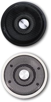 1 Pair Waterproof 4Ohm 15W Full Marine Boats Ceiling Wall Speaker Lawn J60A(White) Easy Install