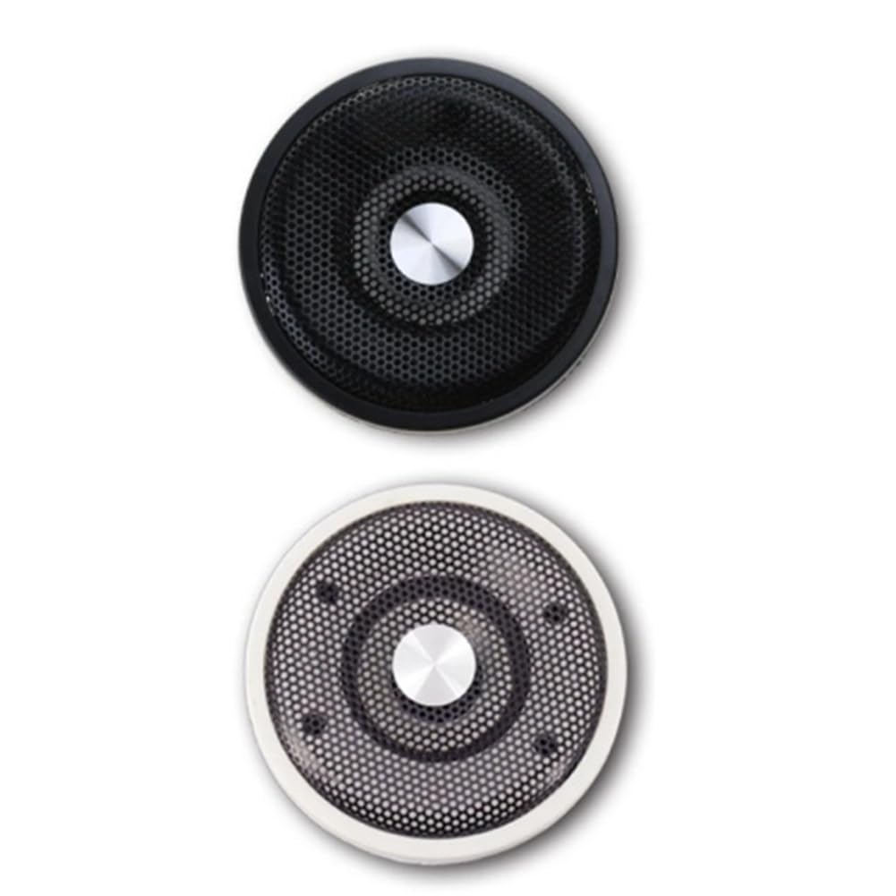 1 Par de Altavoces de Pared para Techo para Barcos Marinos Impermeables de 4 Ohmios y 15 W para CéSped J60A (Negro)