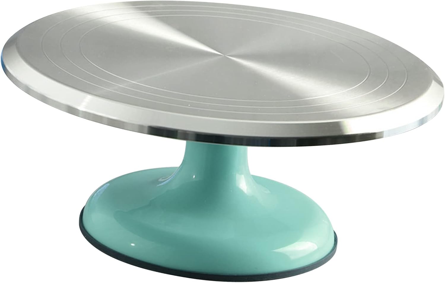 Tocadiscos para tartas, soporte giratorio duradero y estable para decoración de tartas de 10 pulgadas para chefs para suministros de decoración de